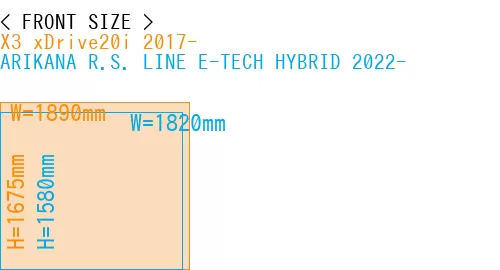 #X3 xDrive20i 2017- + ARIKANA R.S. LINE E-TECH HYBRID 2022-